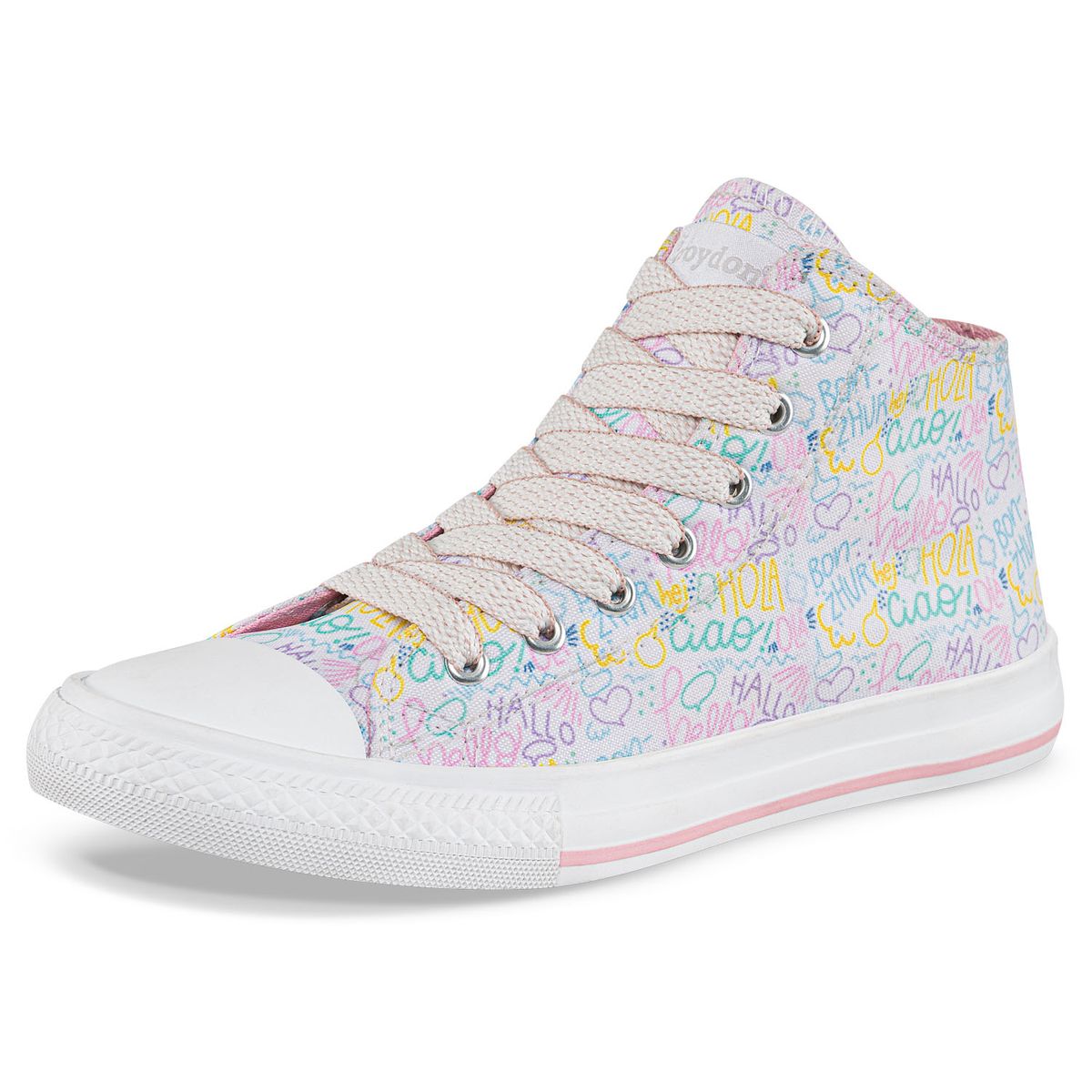 CROYDON - Tenis Casuales Minka Alto Blanco Croydon para Niña