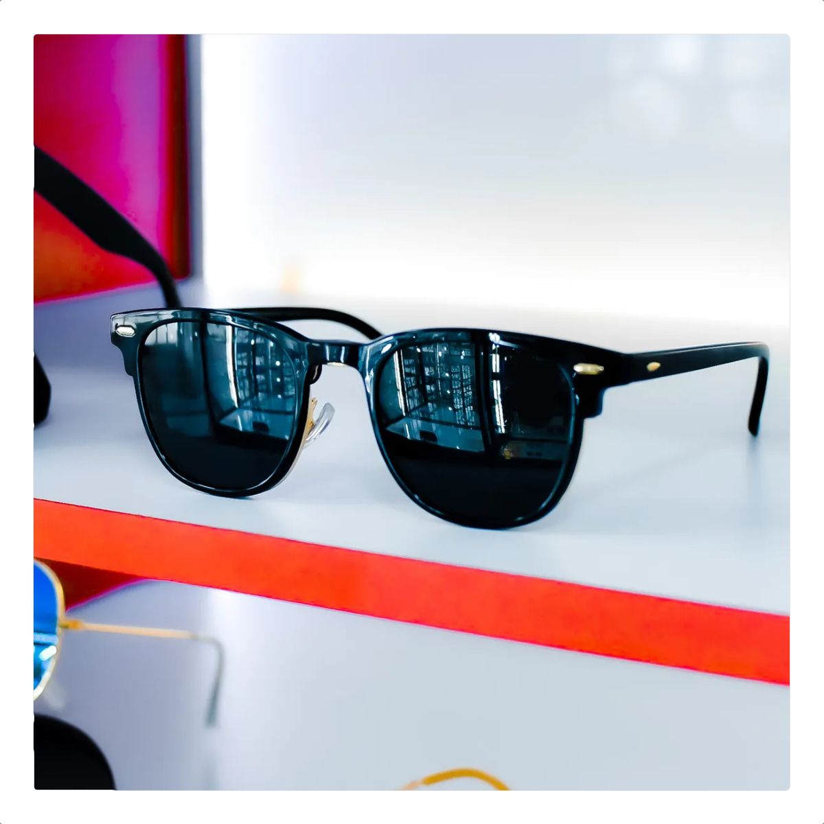 BUHO PARIS - Montura Oftalmica Unisex + Sobrepuesto 100% Polarizado