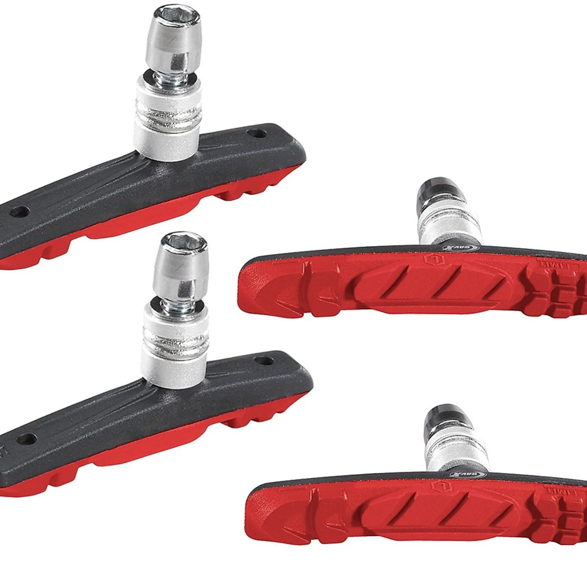 GENERICO - Zapata Taco Freno Bicicleta Ravx Elite V-brake Mtb X2 Pares