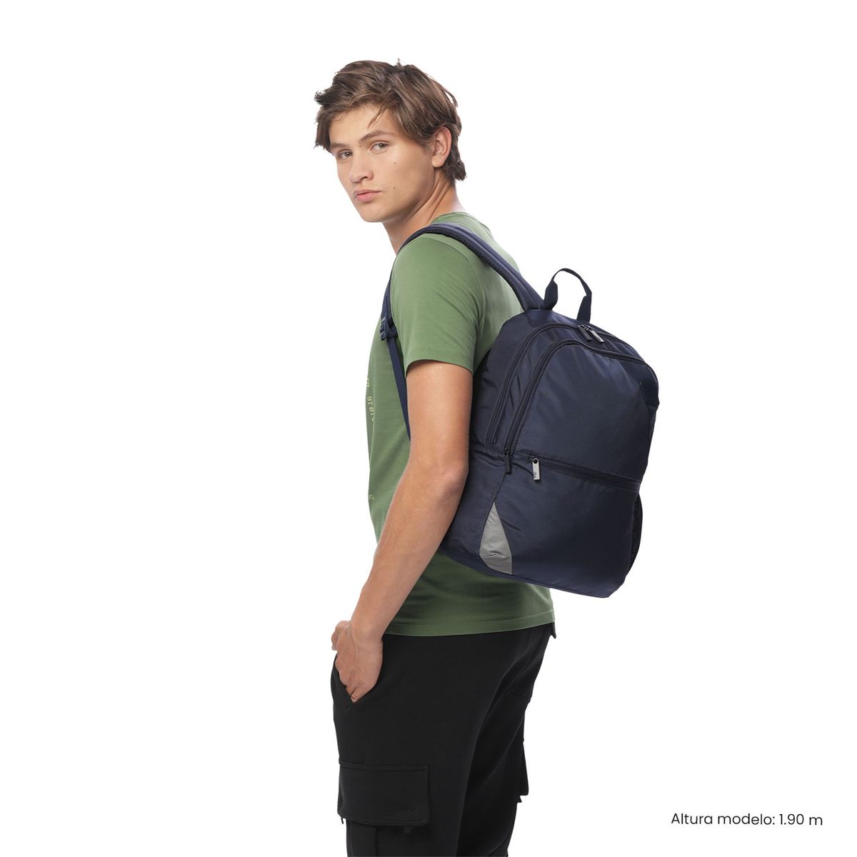 TOTTO - Morral Mochila Koji Con Porta PC 15.4'' Azul Totto