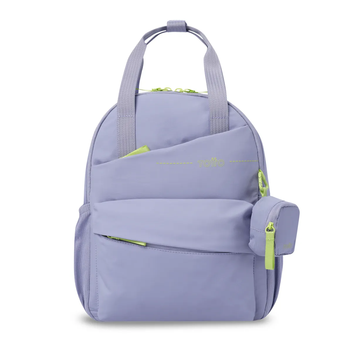 TOTTO - Morral Mochila Suzuka S Mujer Porta Botella Morado Totto