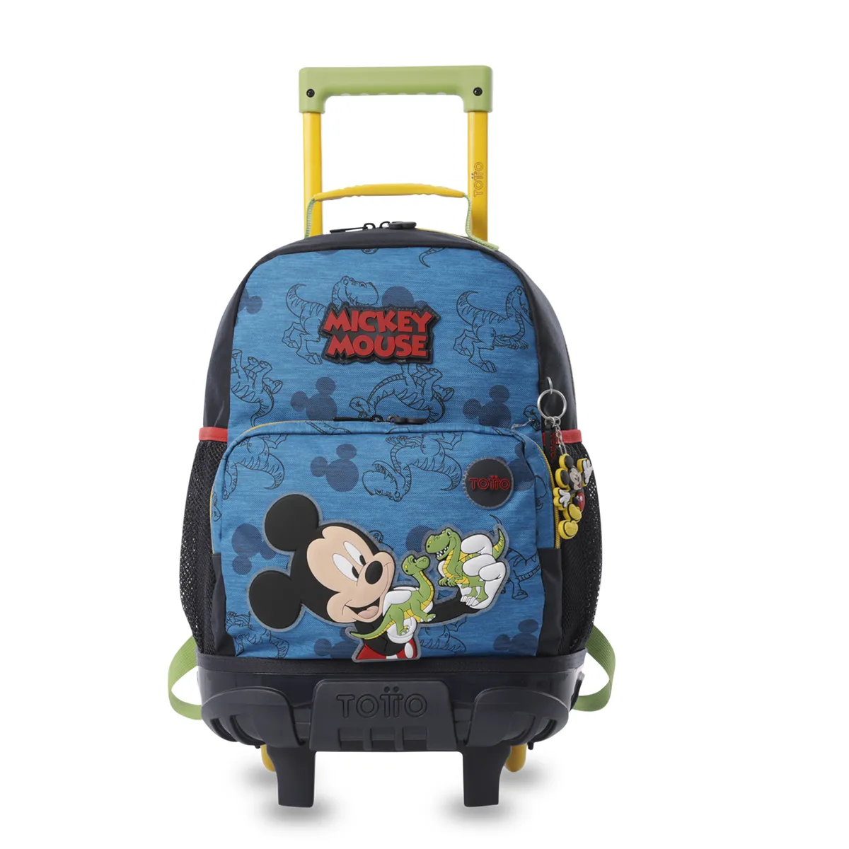 TOTTO - Morral Mochila Escolar Ruedas Mickey M Niño Azul Totto