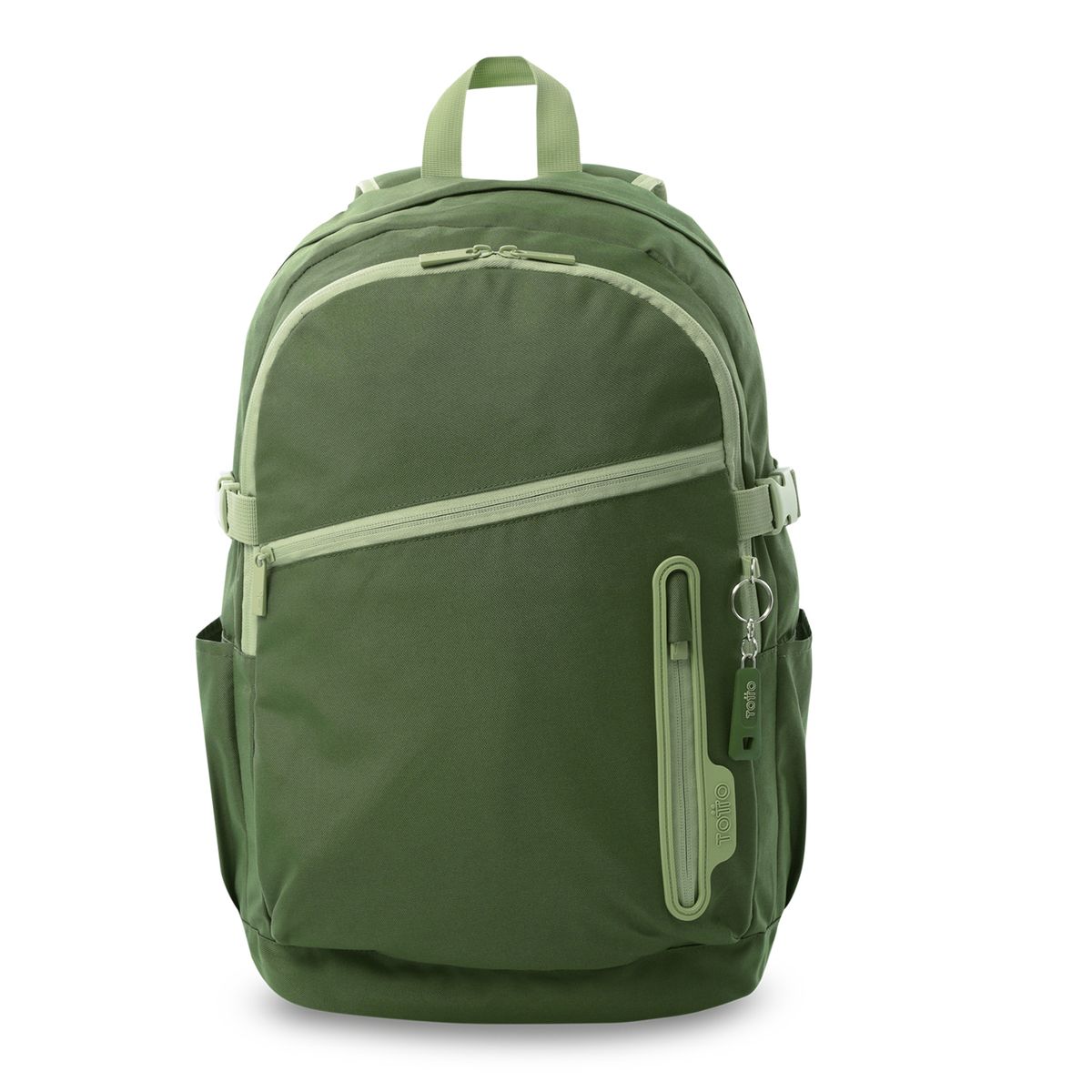 TOTTO - Morral Mochila Mina Para Hombre Porta Pc 16'' Verde Totto