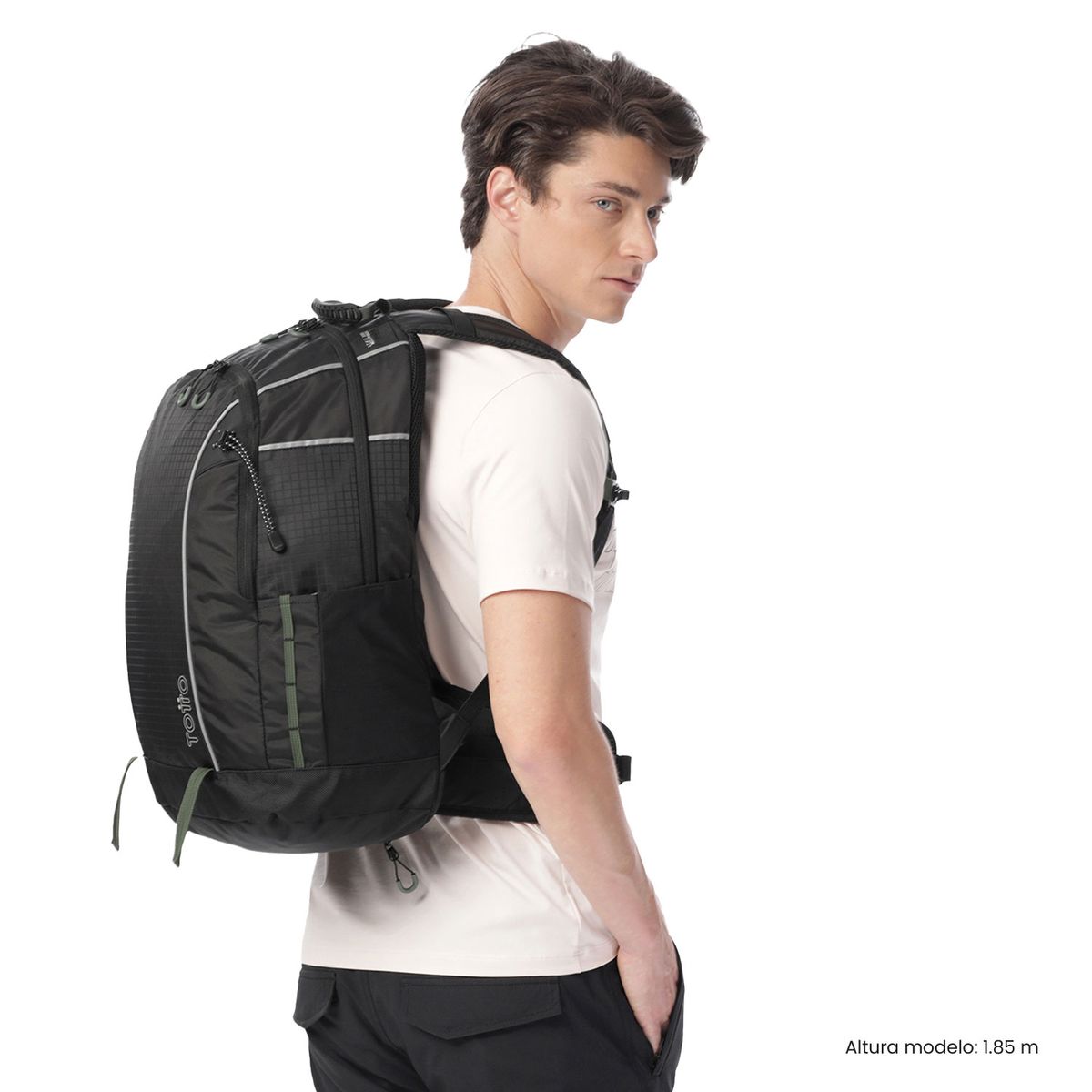 TOTTO - Morral Outdoor Summit 32 Negro Unisex Totto
