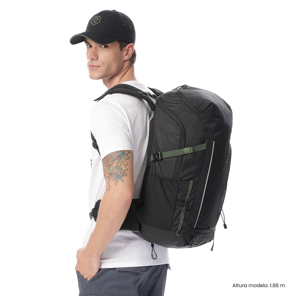 TOTTO - Morral Outdoor Summit 35 Negro Unisex Totto