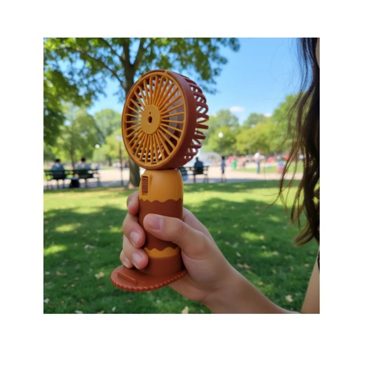 INFANTILES CAJUROMIX - Ventilador Portátil Con Diseño Tierno Capi
