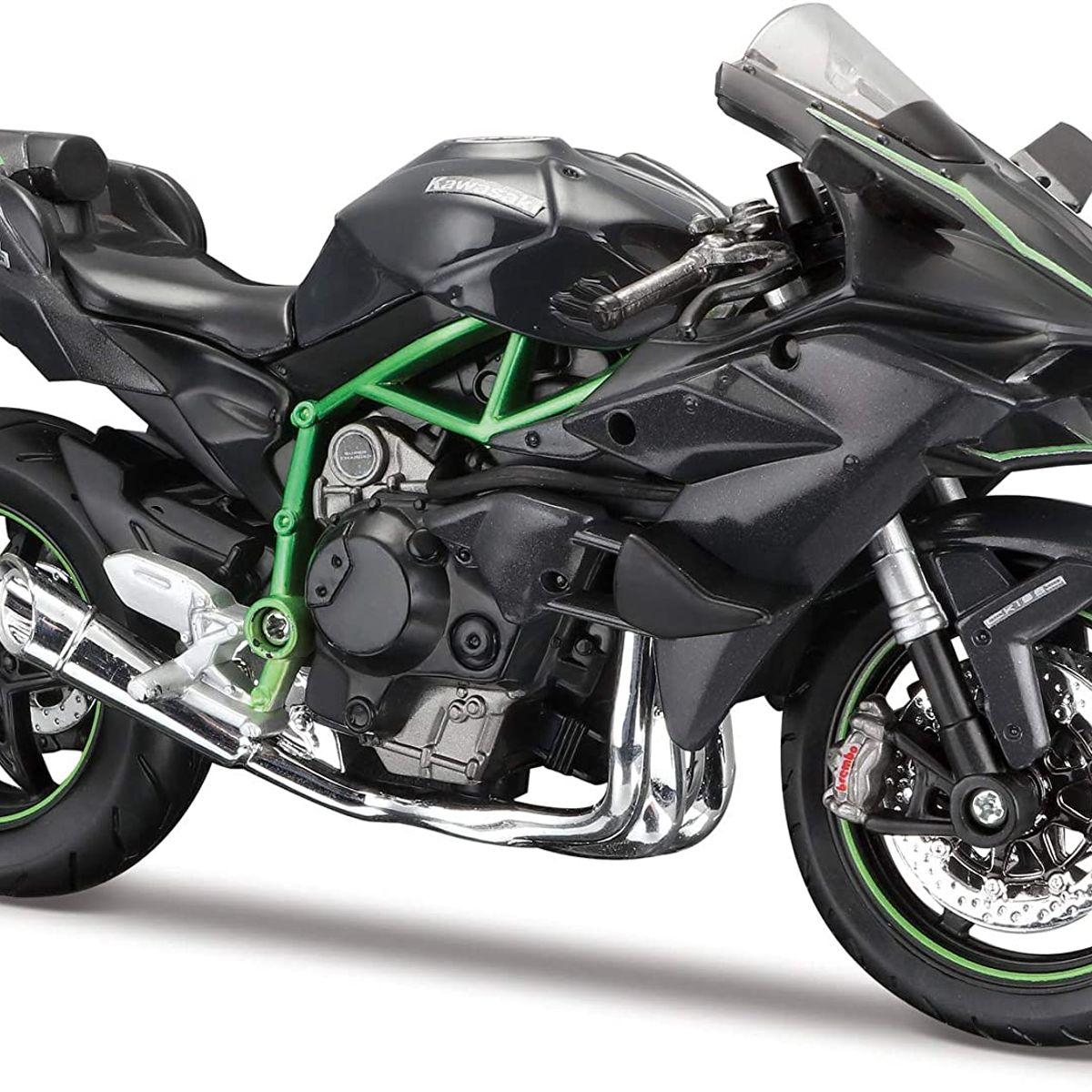 MAISTO - Moto kawasaki h2r de coleccion y a escala 112 linea de ensamble