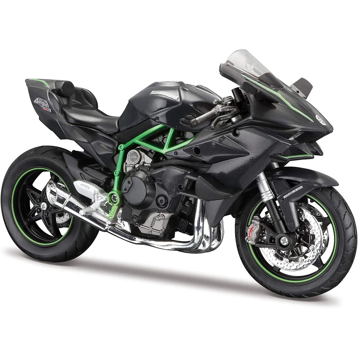 MAISTO - Moto kawasaki h2r de coleccion y a escala 112 linea de ensamble