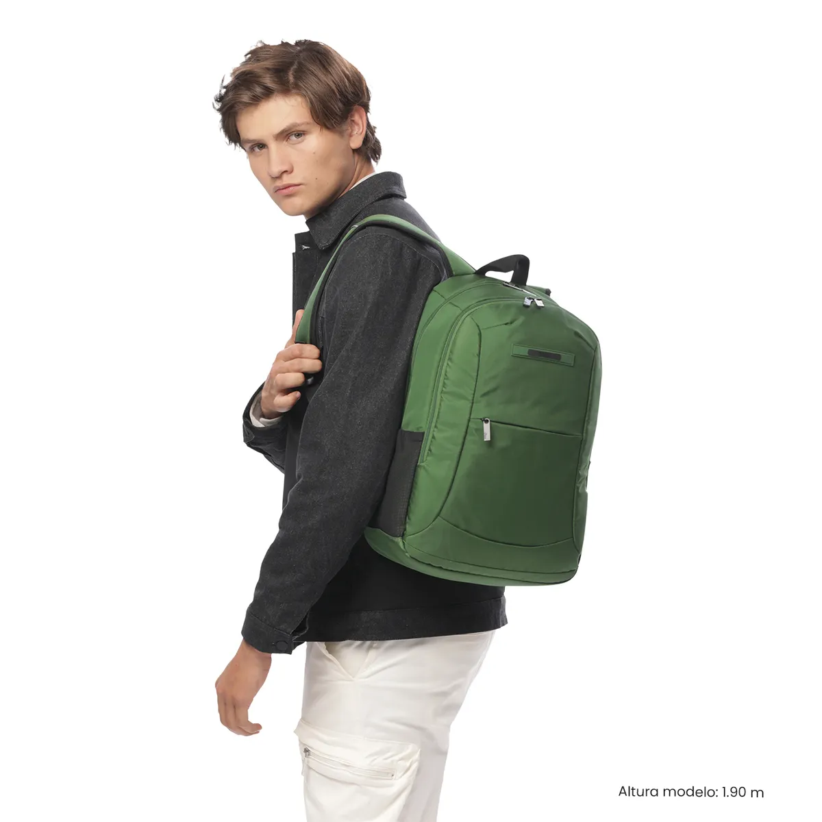 TOTTO - Morral Mochila Austtin Con Porta PC 14'' Verde Totto