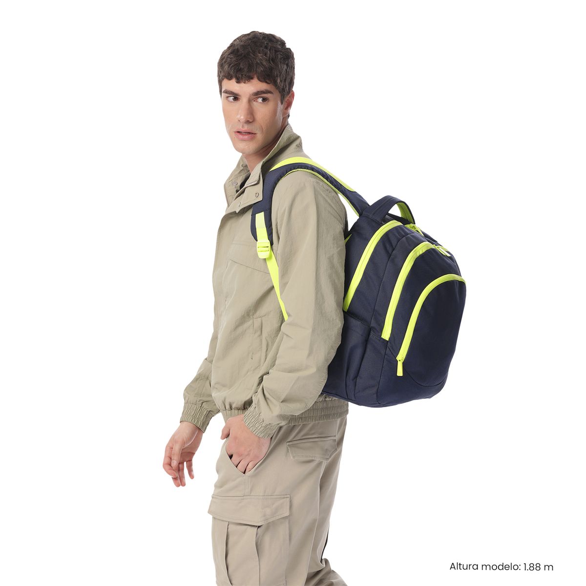 TOTTO - Morral Mochila Luciano Con Porta PC 15.4'' Azul Totto