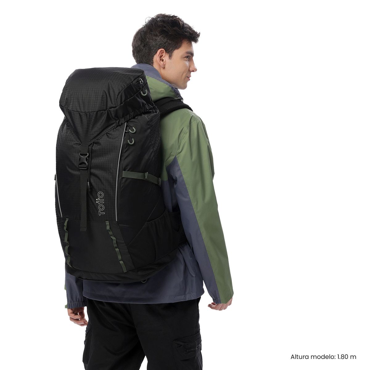 TOTTO - Morral Outdoor Summit 50 Negro Para Hombre Totto