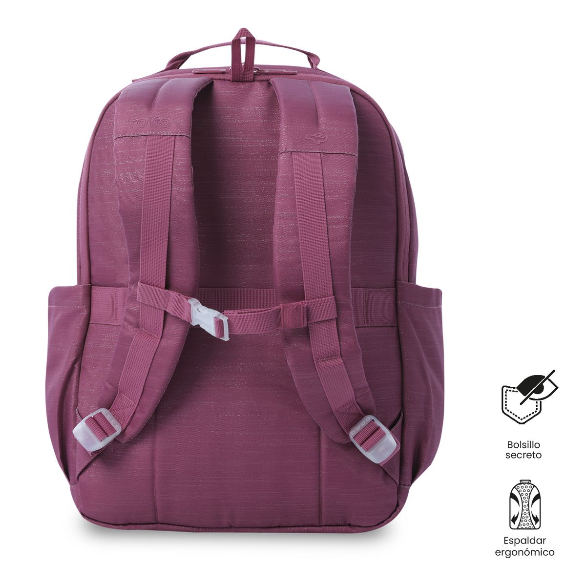 TOTTO - Morral Articulo Personal Elan Rosado Para Mujer Totto