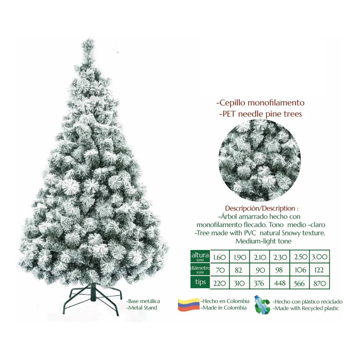 GENERICO - Arbol Islandia 1.90 Mts