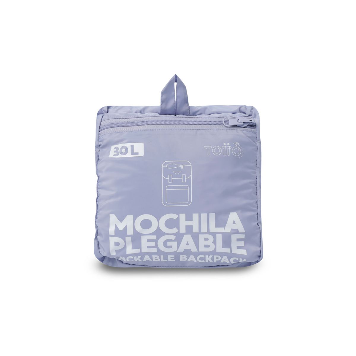 TOTTO - Morral Plegable Collapse Morado  Mujer Totto