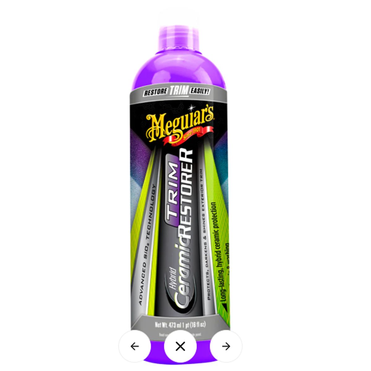 MEGUIARS - Hybrid Trim Ceramic Restorer Meguiars Restaurador Partes Ngr