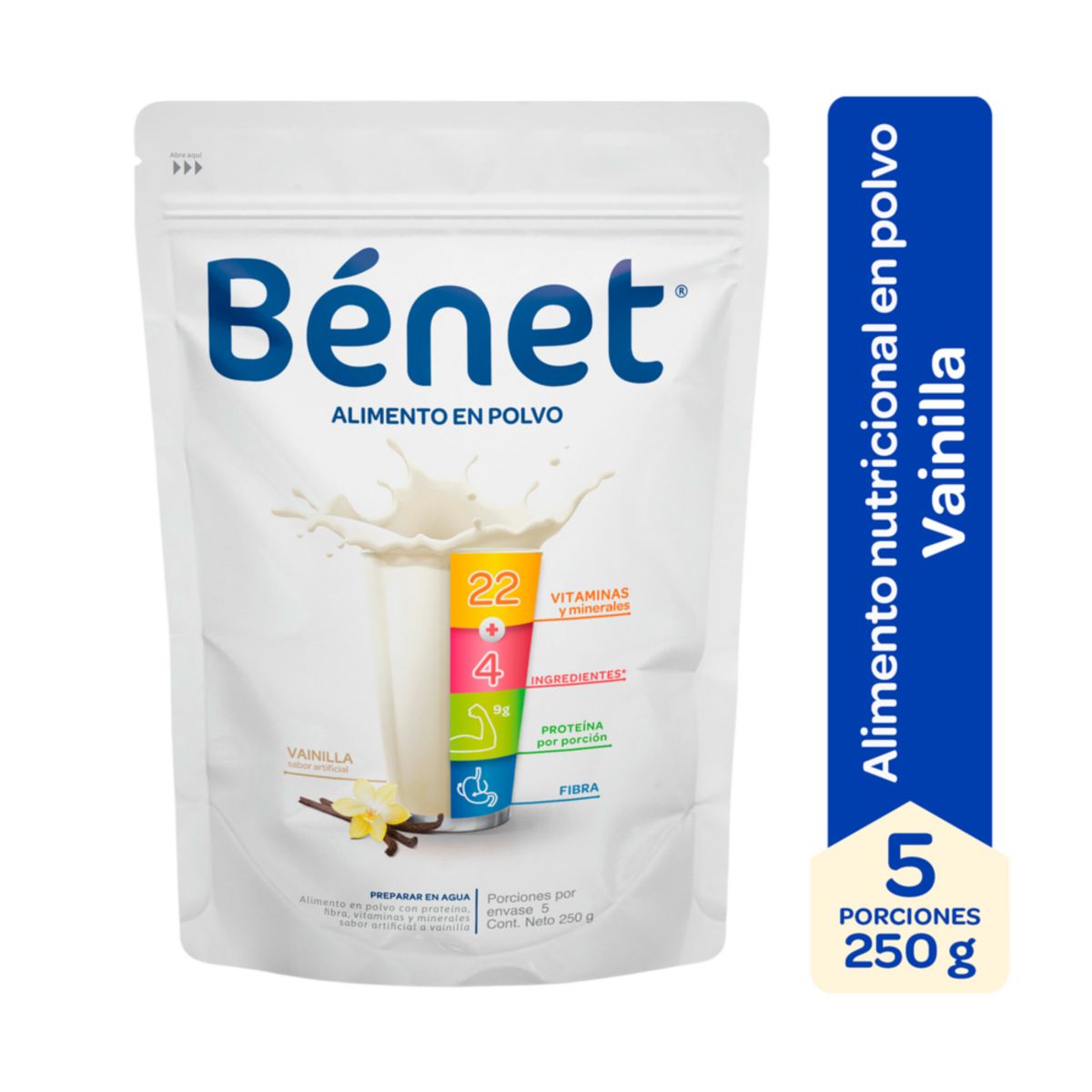 BENET - Bebida en polvo Benét Vainilla