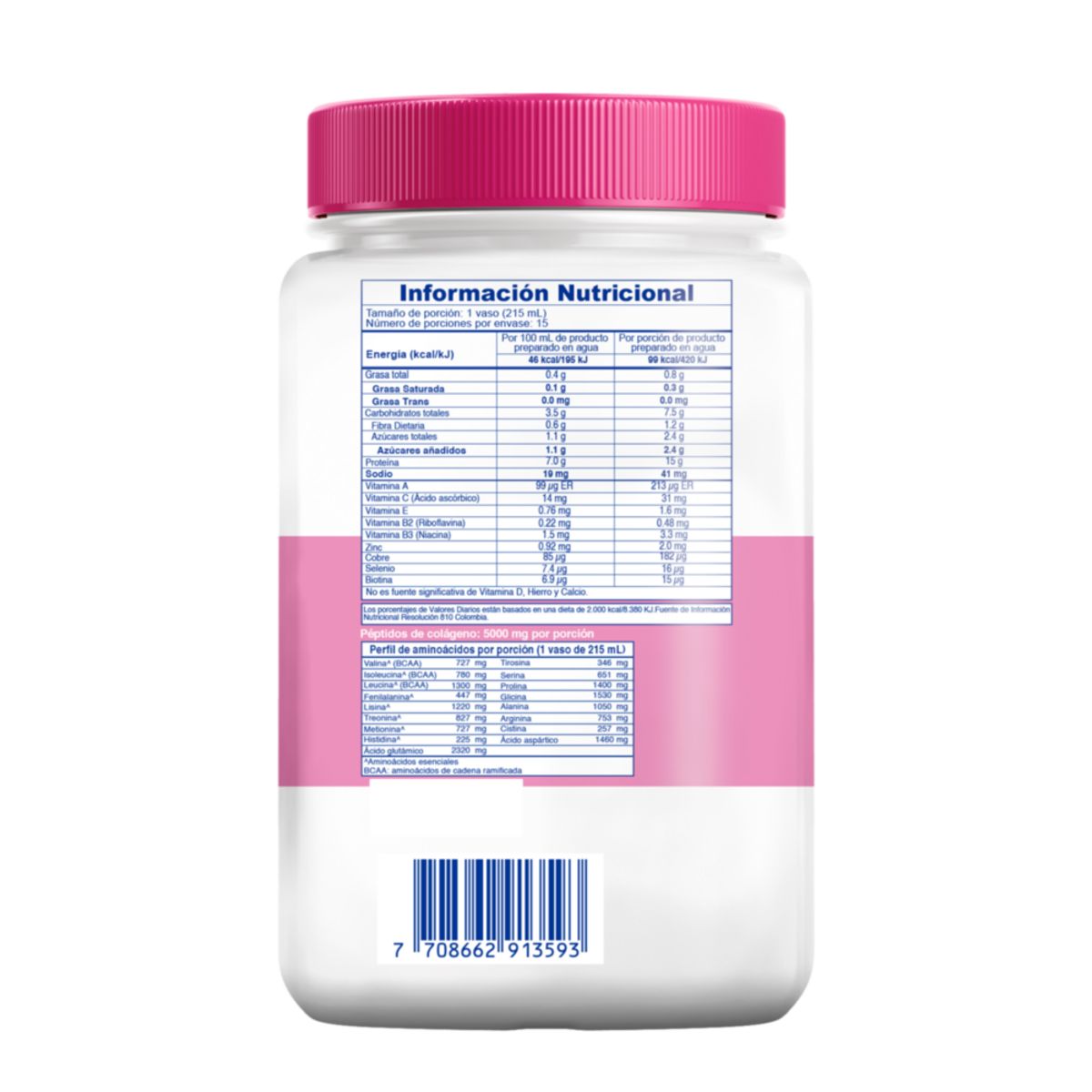 BENET - Proteína Colágeno Bénet Frutos Rojos