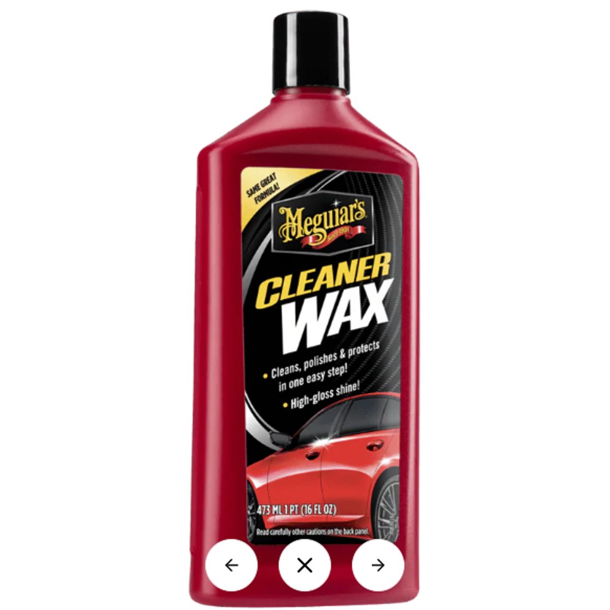 MEGUIARS - Cera Cleaner Wax P/meguiars (liquida) X 473 Meguiars