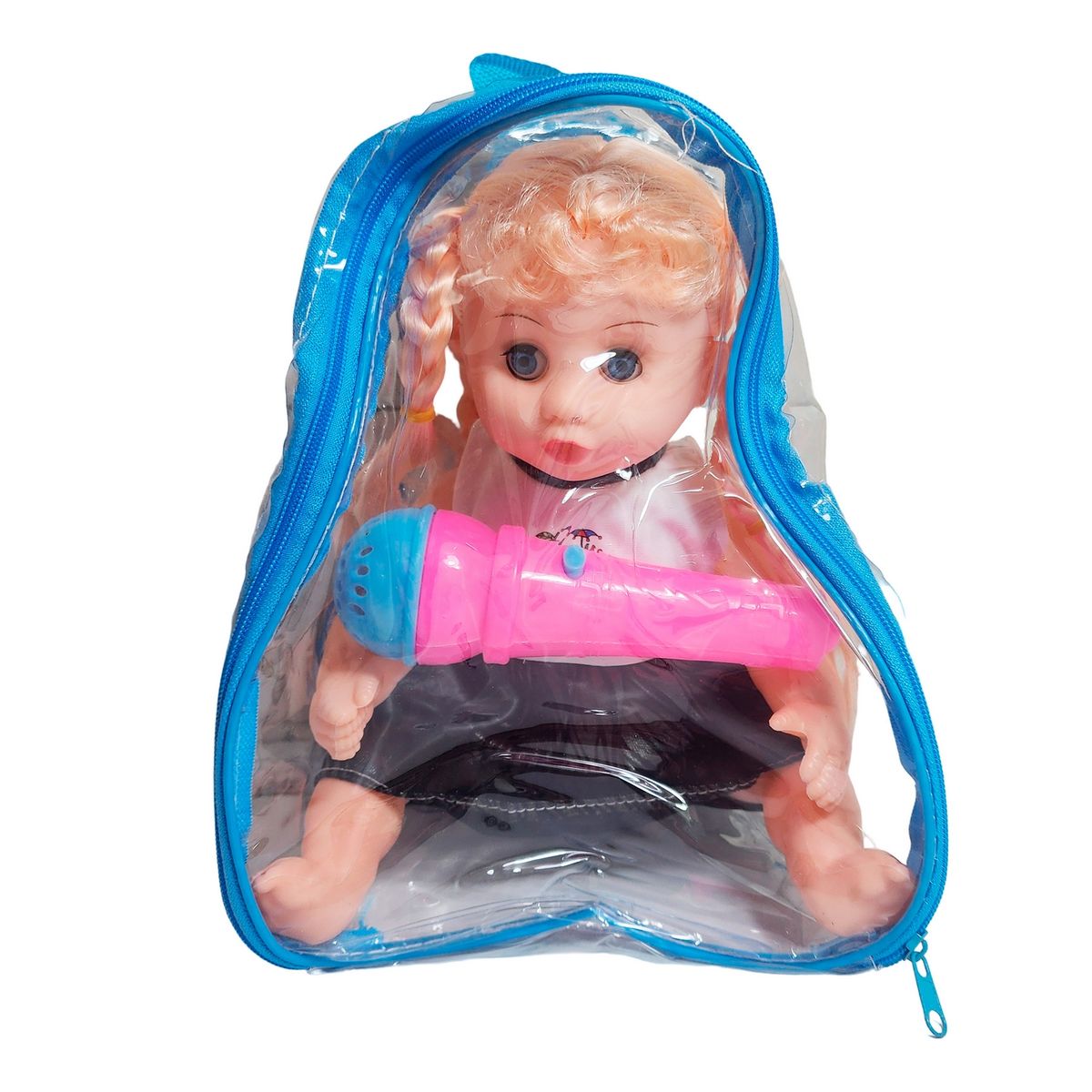 GENERICO - Muñeca Vestido Con Microfono En Bolso Juguete Niñas