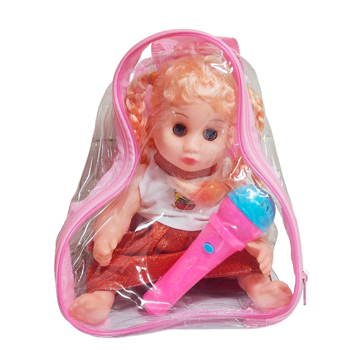 GENERICO - Muñeca Vestido Con Microfono En Bolso Juguete Niñas