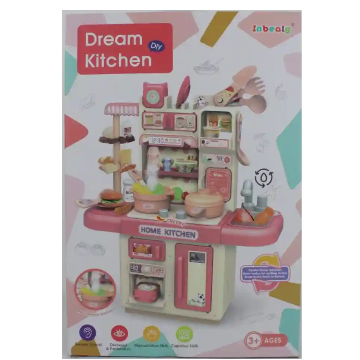 SWISSHOME - JUEGO COCINA PEQUEÑA IDEAL PARA NIÑAS +3 AÑOS