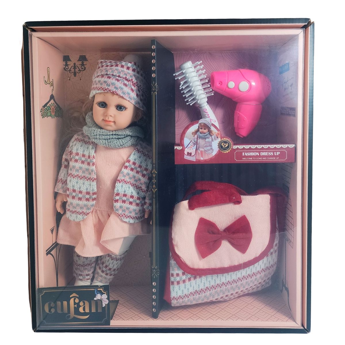 GENERICO - Muñeca Realista Juguete + Bolso Y Accesorios Juguete Niñas