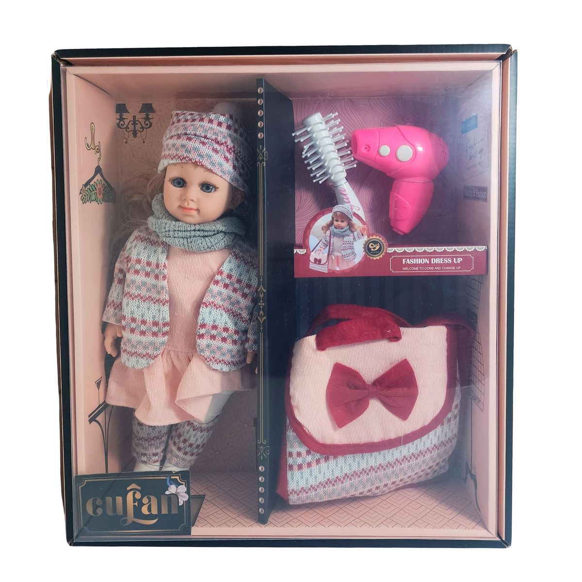 GENERICO - Muñeca Realista Juguete + Bolso Y Accesorios Juguete Niñas