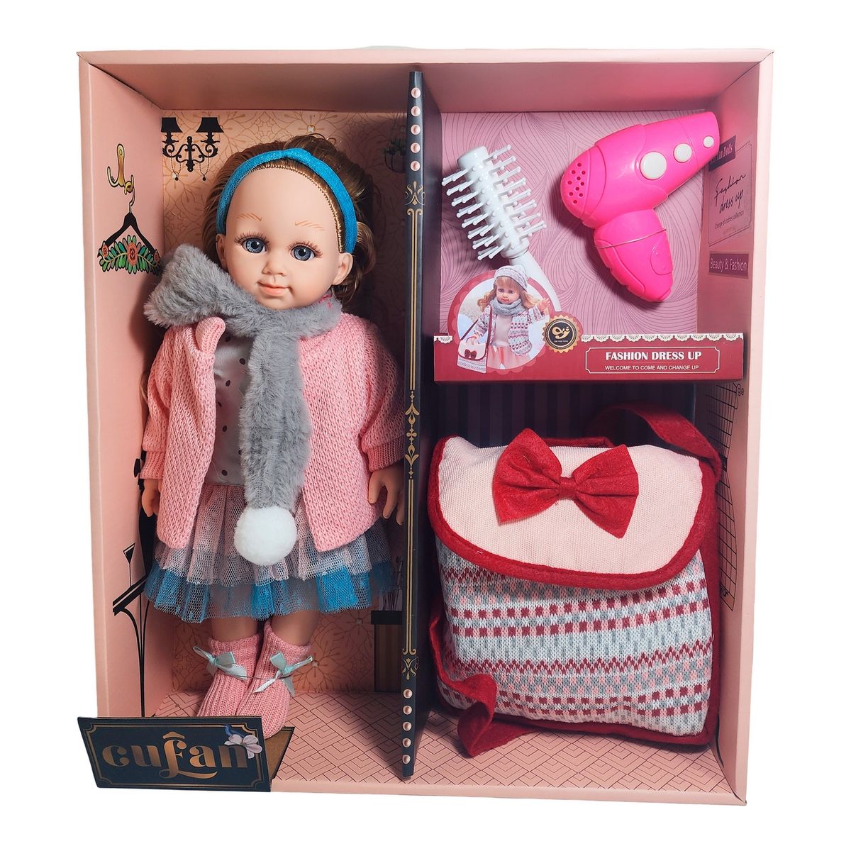 GENERICO - Muñeca Realista Juguete + Bolso Y Accesorios Juguete Niñas