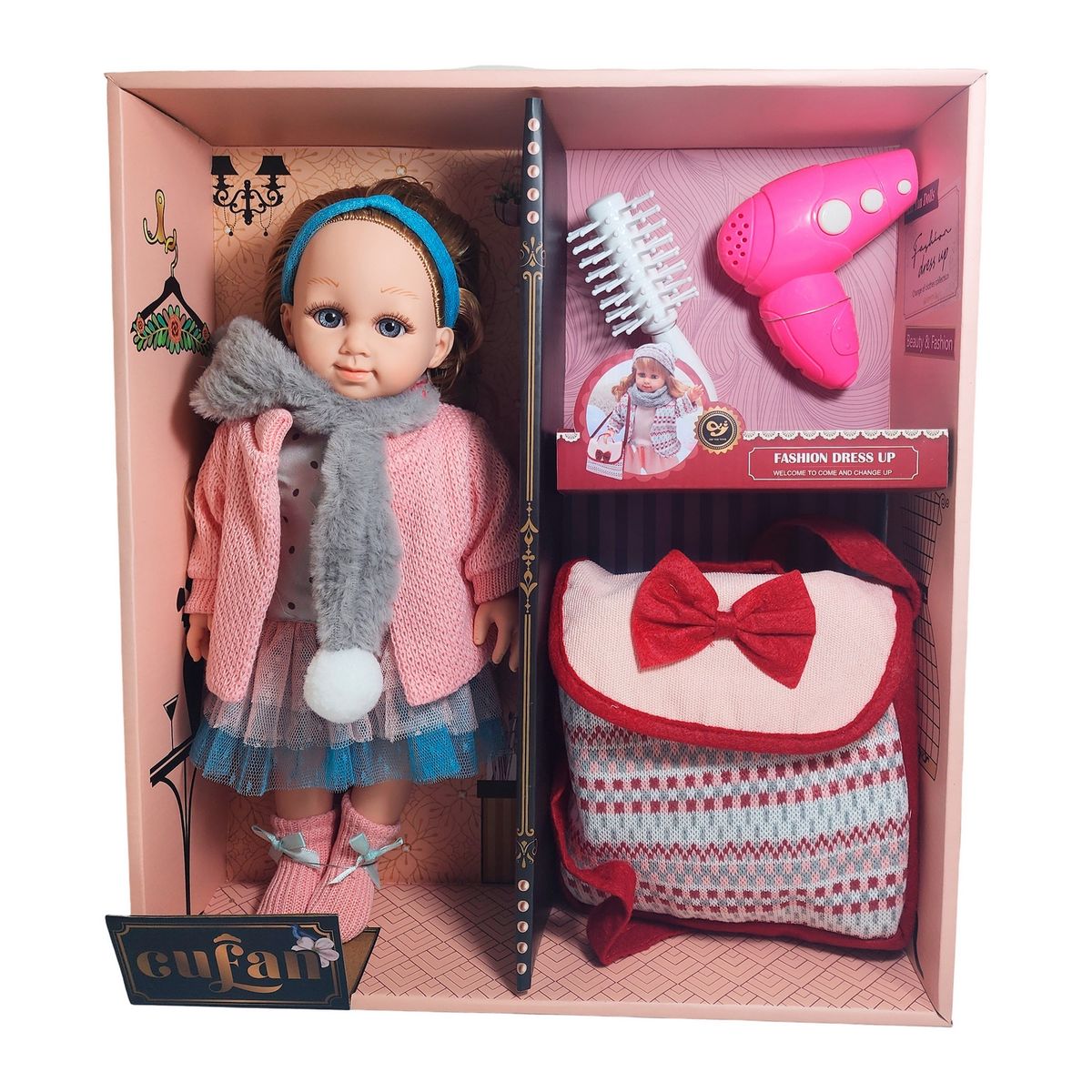 GENERICO - Muñeca Realista Juguete + Bolso Y Accesorios Juguete Niñas