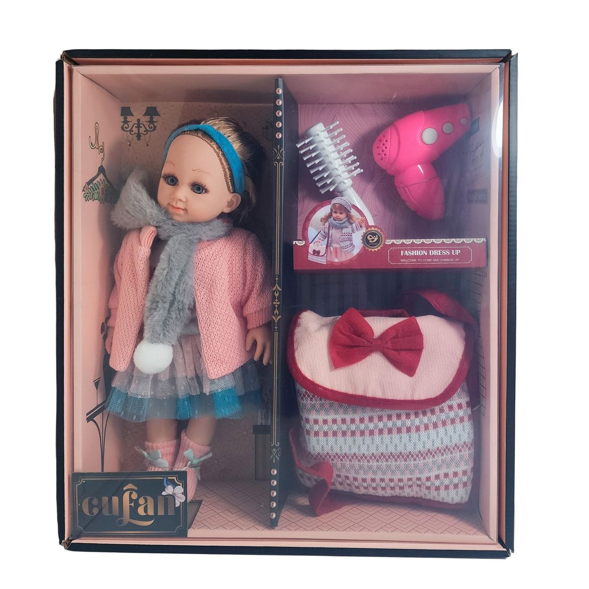 GENERICO - Muñeca Realista Juguete + Bolso Y Accesorios Juguete Niñas