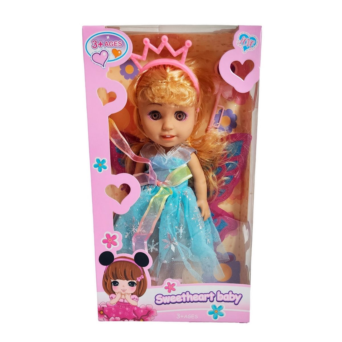 GENERICO - Muñeca Hada Princesa Con Alas Juguete Niñas Interactiva