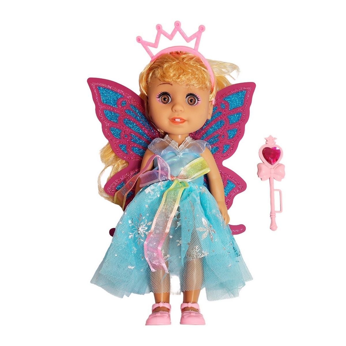 GENERICO - Muñeca Hada Princesa Con Alas Juguete Niñas Interactiva