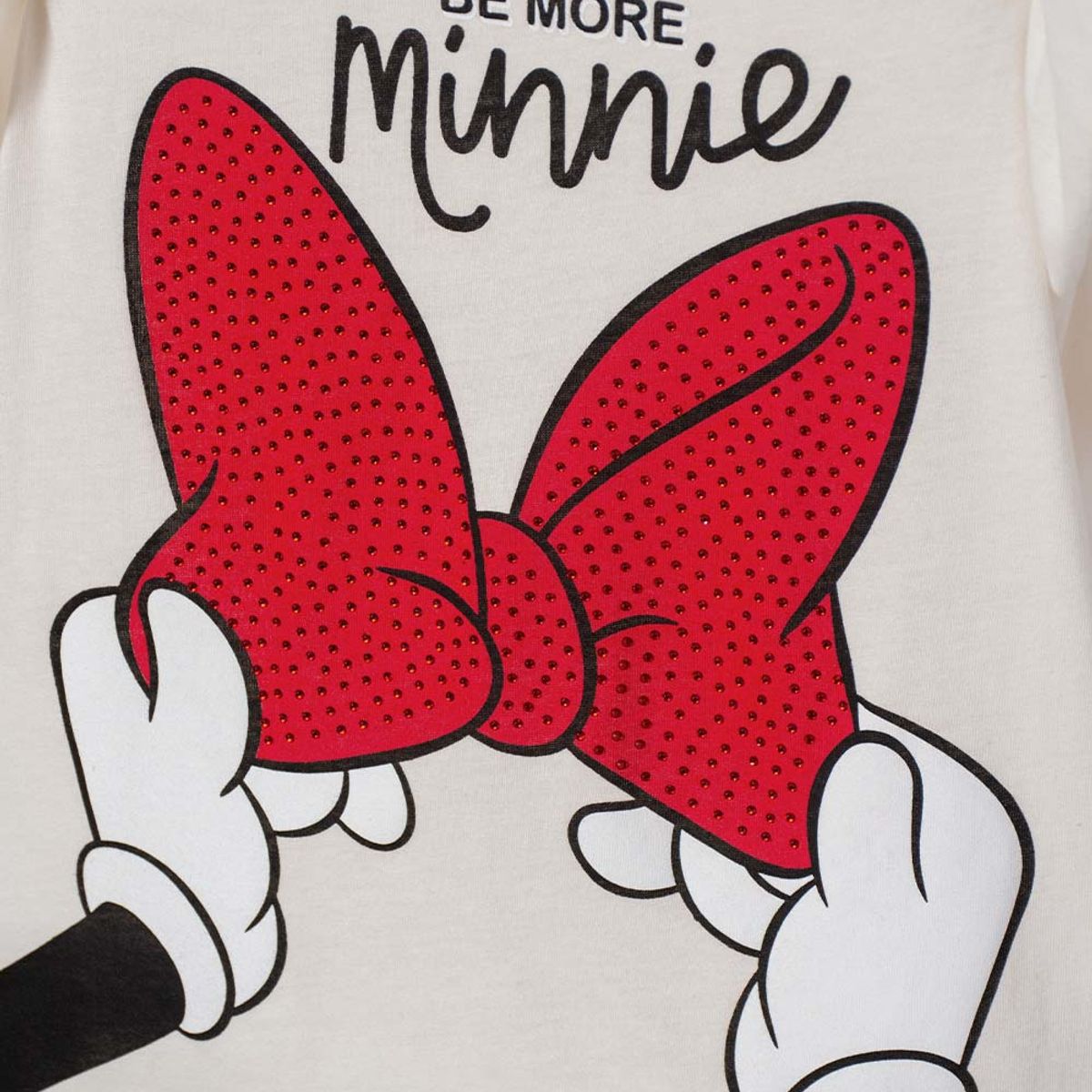 DISNEY - Camiseta de Minnie Mouse manga corta multicolor para niña