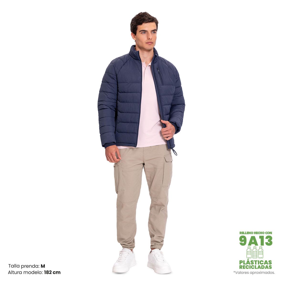TOTTO - Chaqueta Acolchada Rpet Pedro Azul Para Hombre