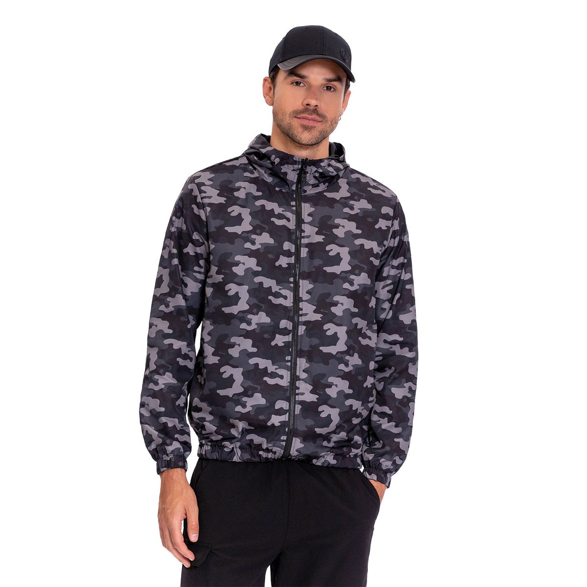 TOTTO - Chaqueta Ligera Doble Faz Vallero Negro Hombre Totto