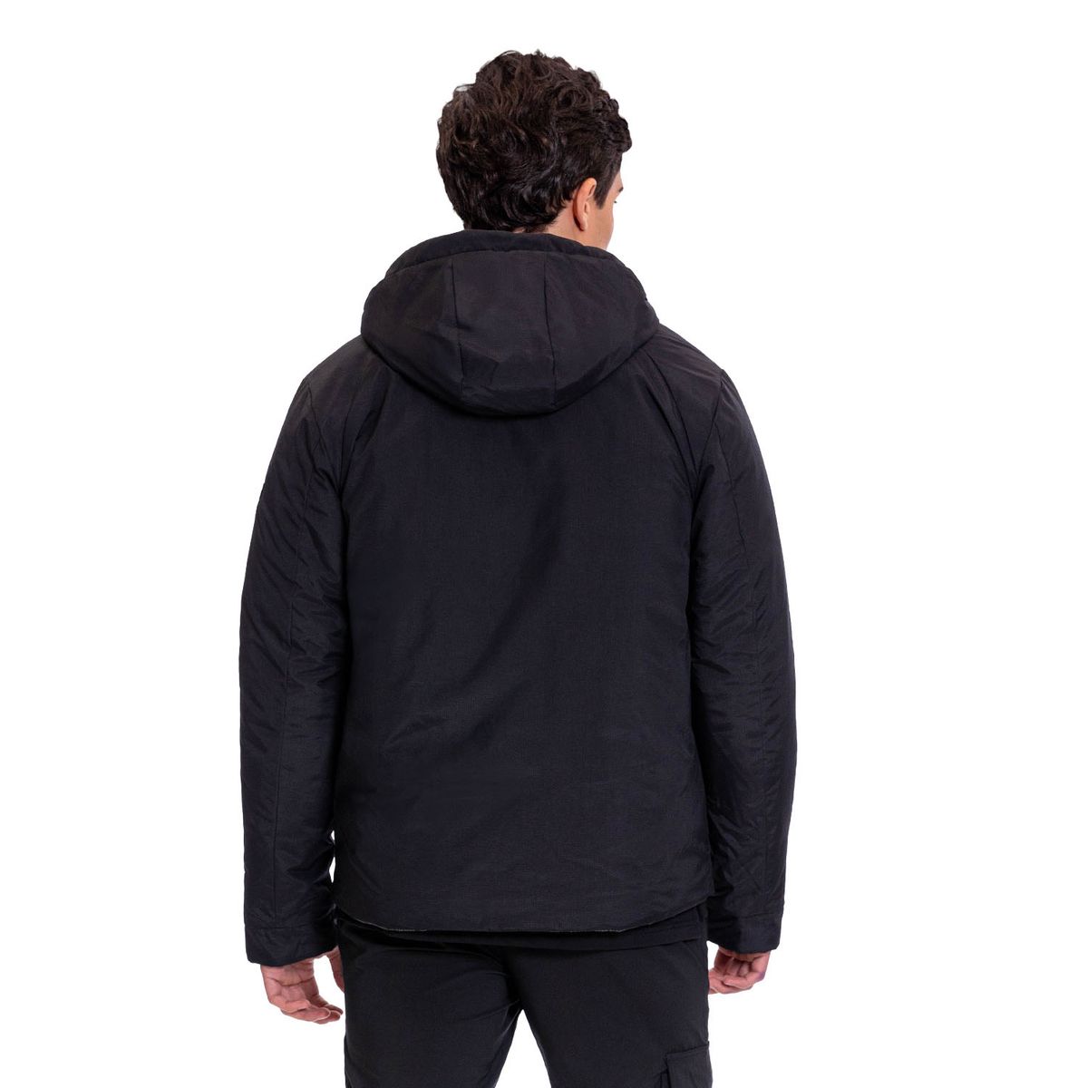 TOTTO - Chaqueta Acolchada Doble Faz Rpet Poma Negro Para Hombre