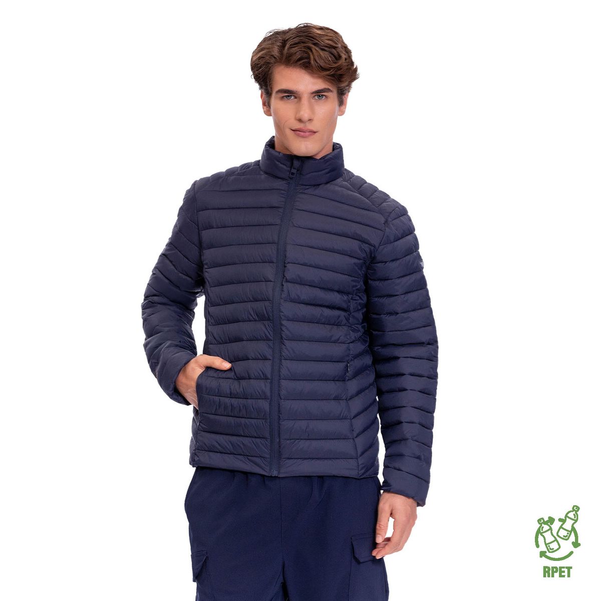 TOTTO - Chaqueta Termica Acolchada Rpet Termolight Azul Hombre Totto