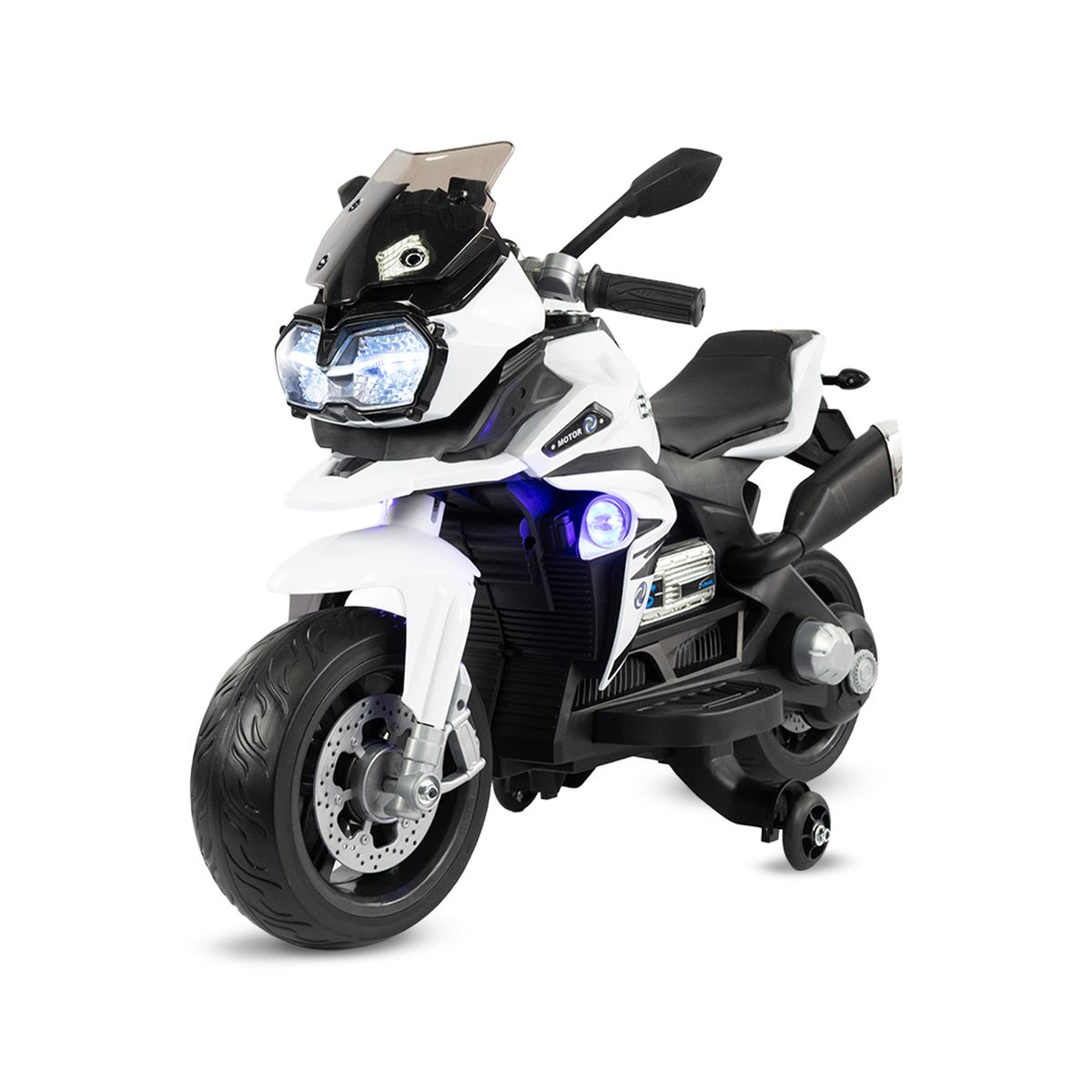 PRINSEL - Moto Eléctrica Niño Storm Llanta en Goma Prinsel Blanca