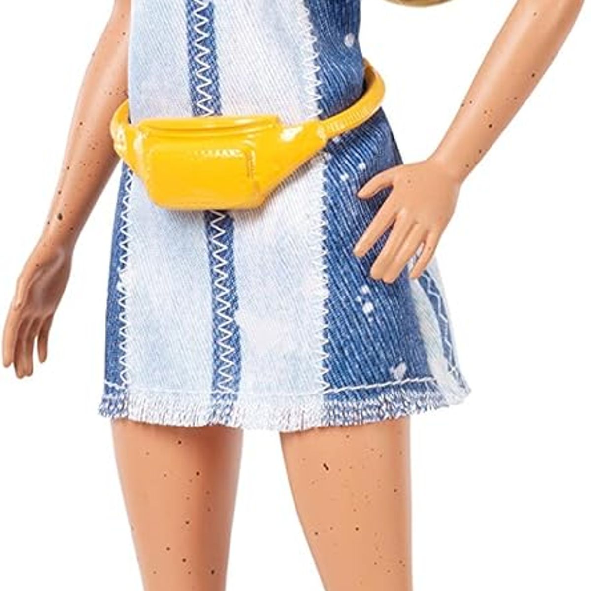 BARBIE - Barbie Fashionistas Muñeca Alta con Trenza y Ropa de Denim