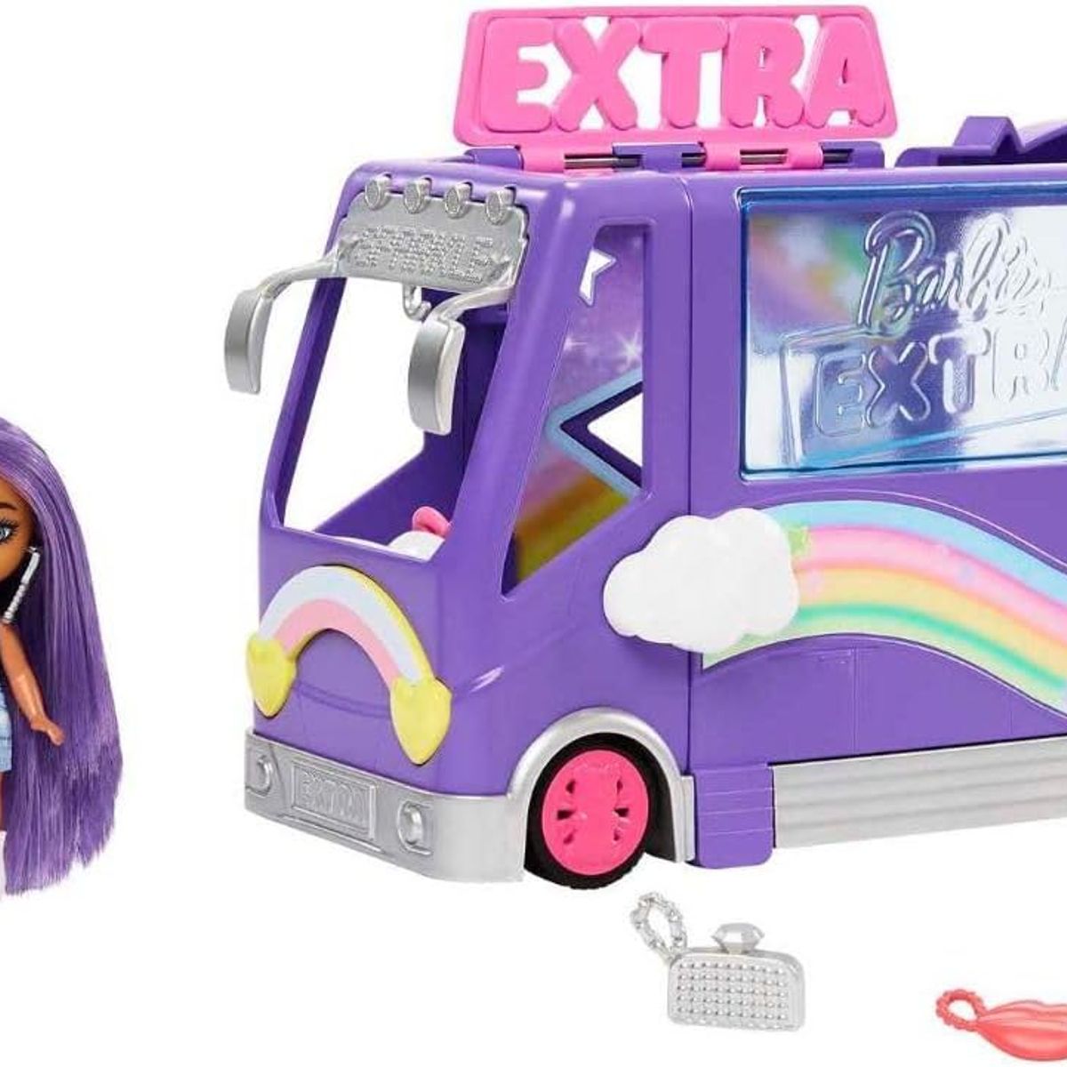BARBIE - Barbie Extra Mini Minis Set Bus Doll y Accesorios 60 cm