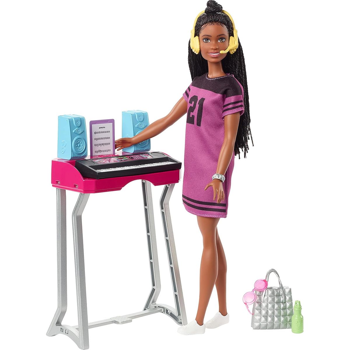 BARBIE - Barbie Gran Ciudad Sueños Muñeca y Estudio Musical Playset