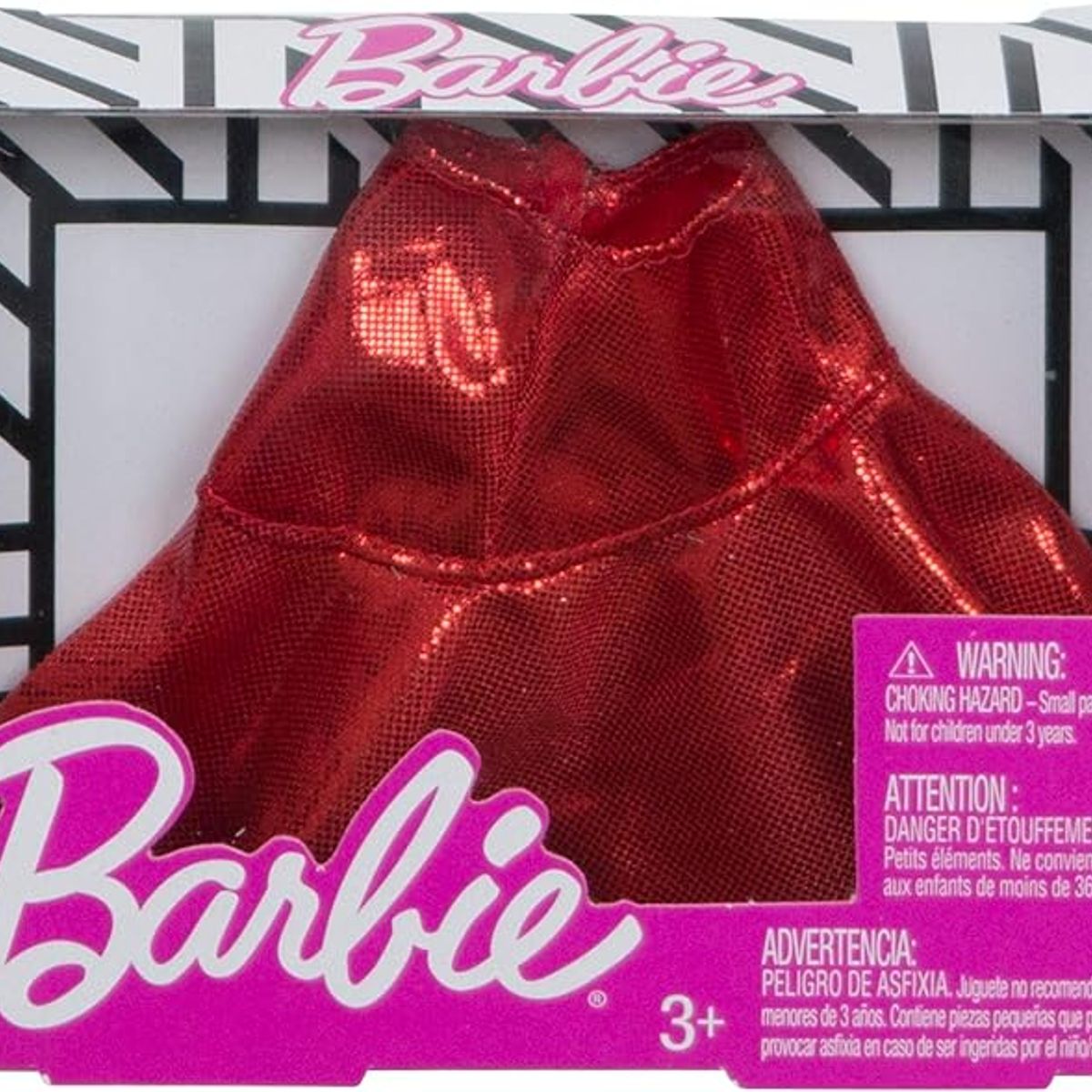 BARBIE - Moda Barbie - Vestido de moda Estilo moderno Modelo FBR123