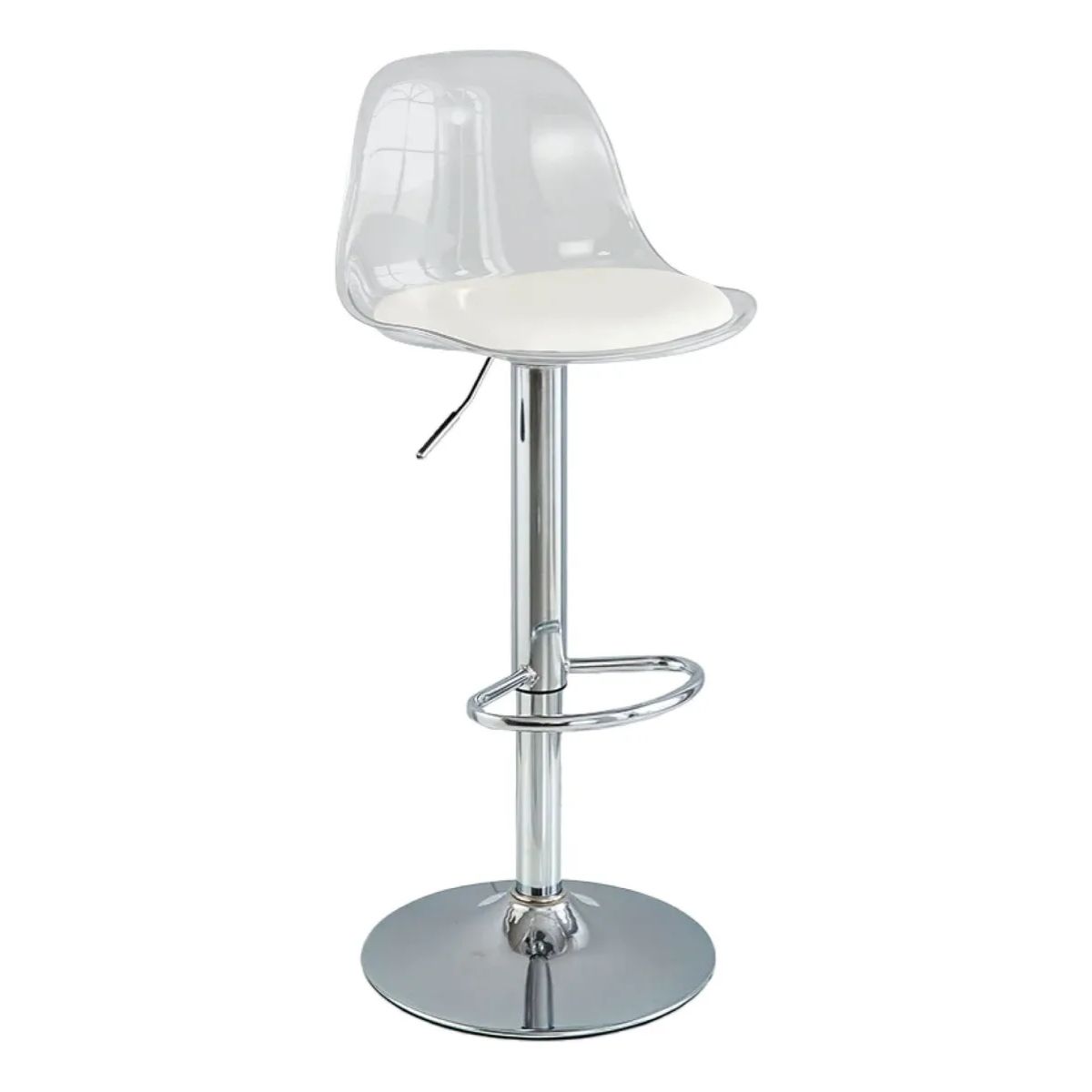 GENERICO - Silla Bar Butaco Giratoria Barra Bar Cocina Refcoruña Gris Coruña