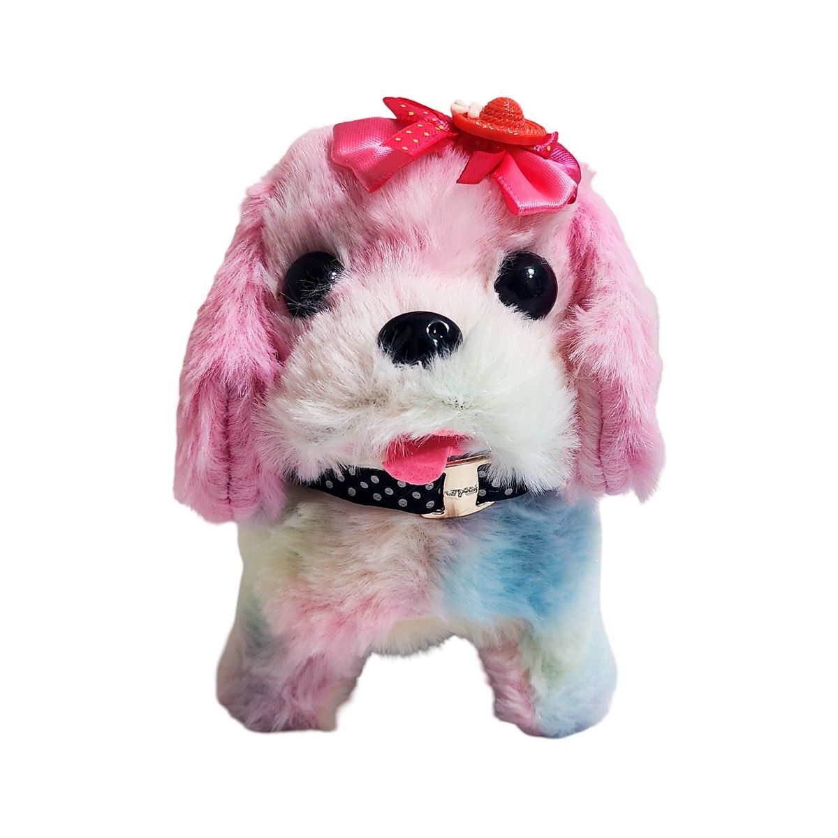 GENERICO - Perro Tierno Con Moño Robot Juguete Interactivo + Bateria
