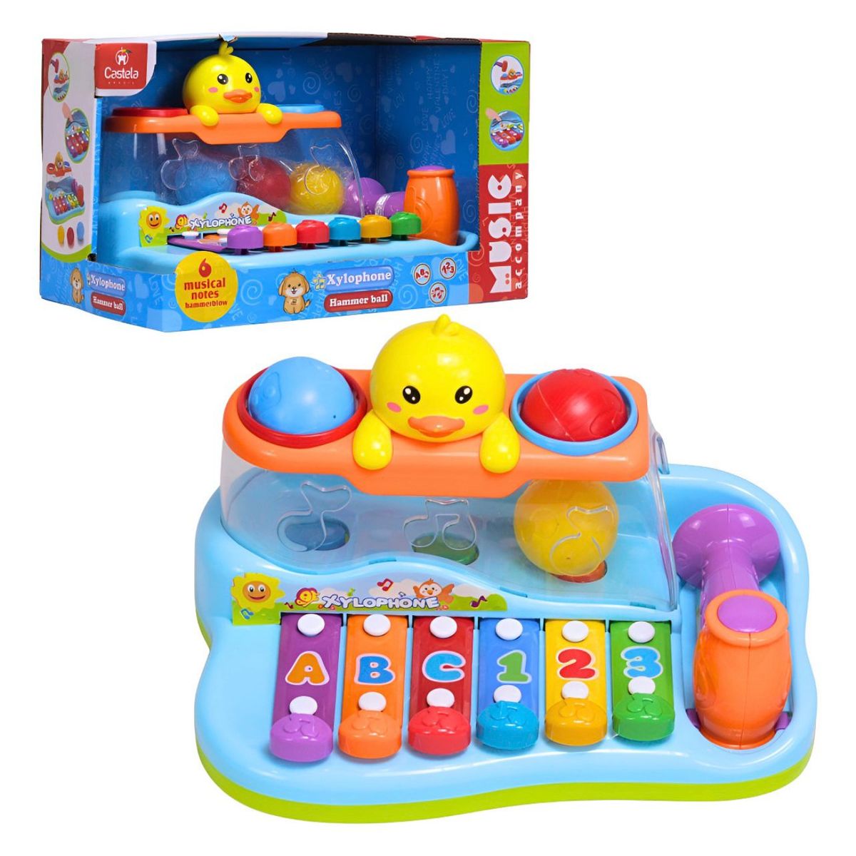 GENERICO - Juguete Didáctico Xilófono con Martillo Piano Para Niños