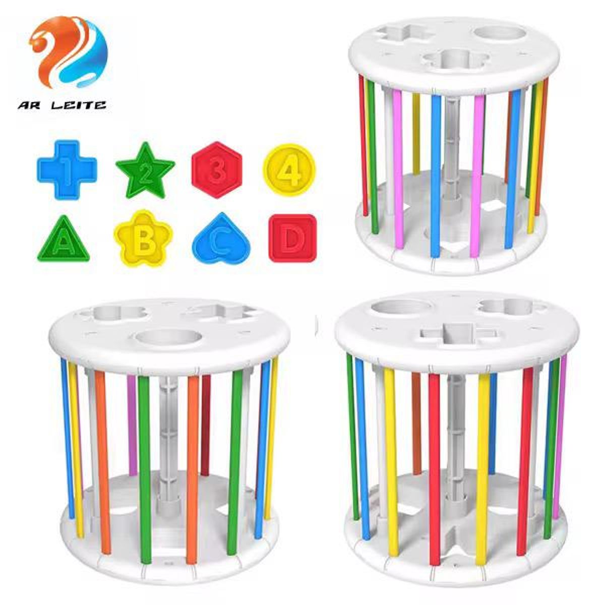 GENERICO - Juguete Tiras Elásticas Encajable Redondo Niños