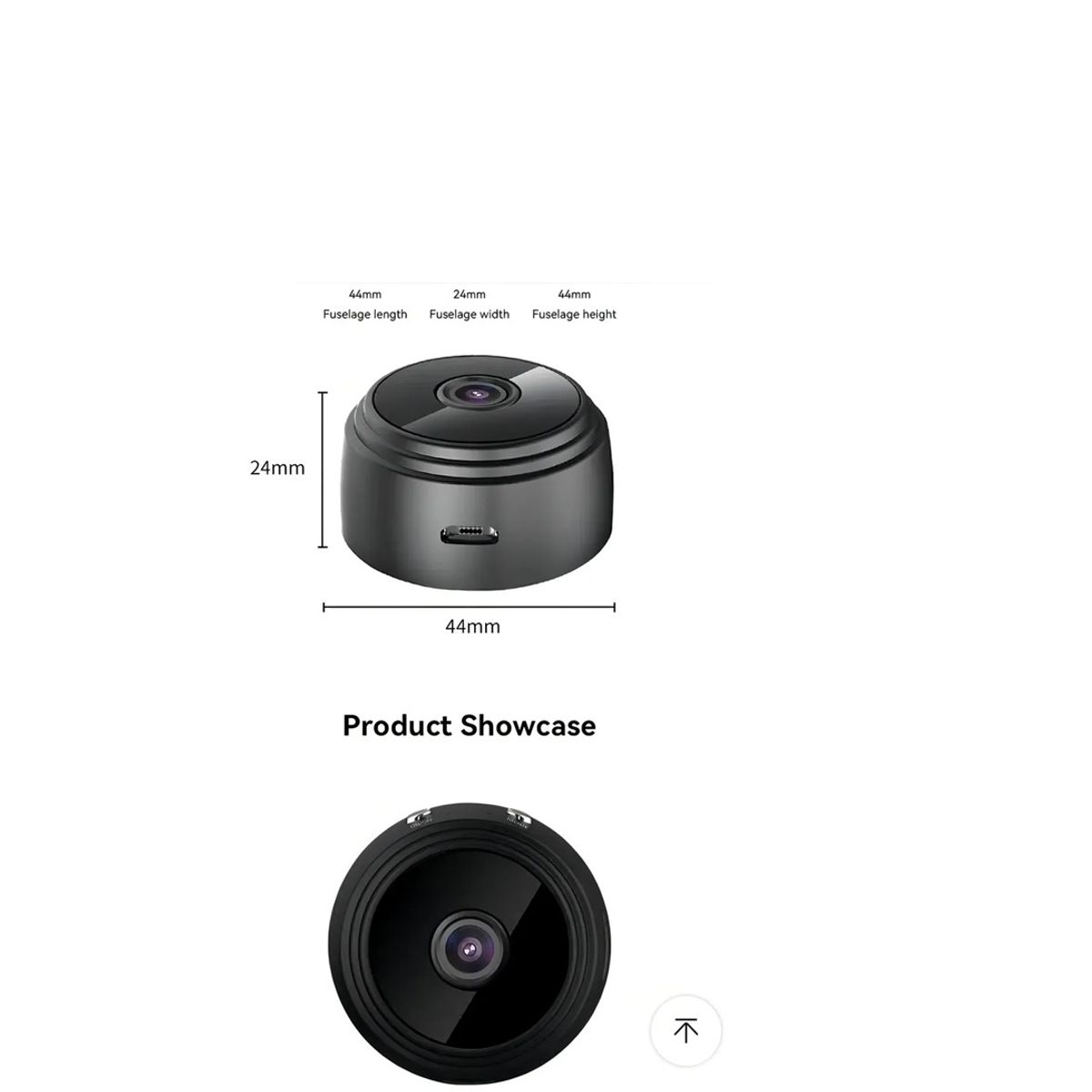 GENERICO - MINI CÁMARA ESPÍA WIFI DE VISIÓN NOCTURNA A9 CON GRABADORA DE VOZ