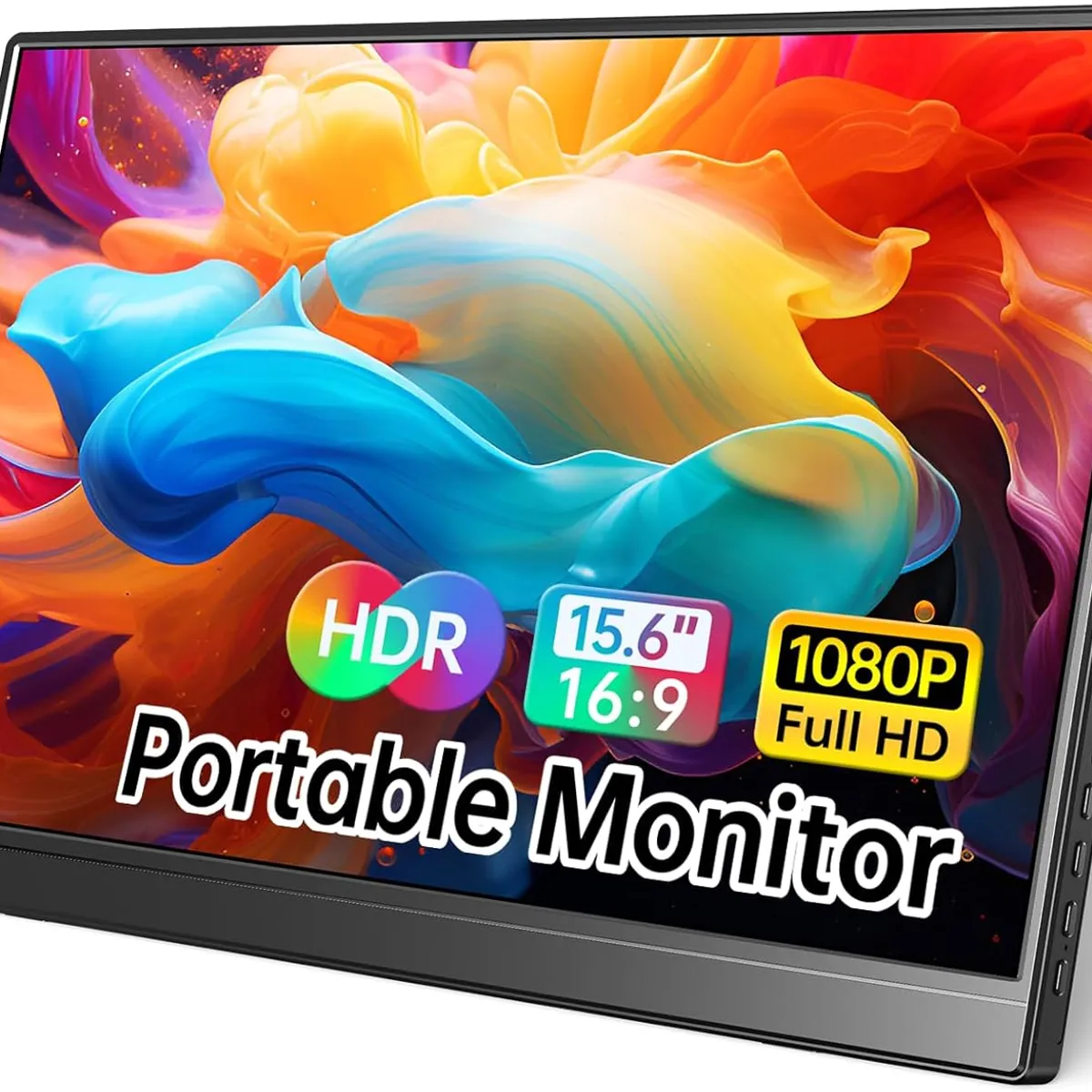 GENERICO - Monitor Portátil 15.6 Pulgadas 1080p Fhd Ultra-slim Wcv