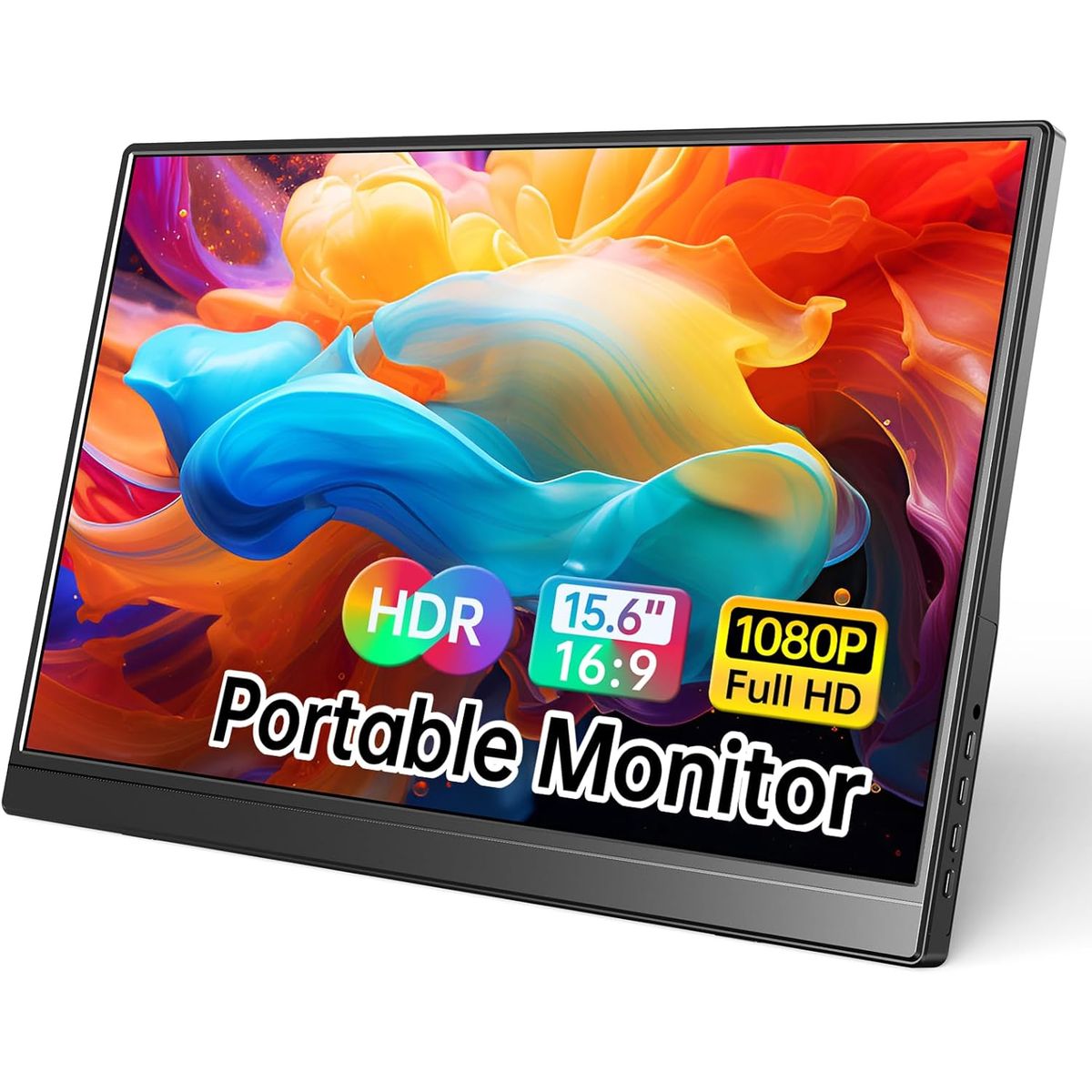 GENERICO - Monitor Portátil 15.6 Pulgadas 1080p Fhd Ultra-slim Wcv