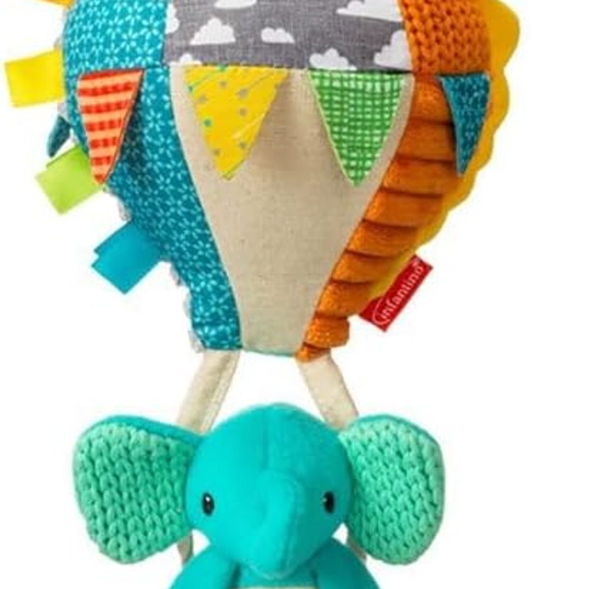 INFANTINO - Juguete Sensorial Bebés Globo Textura Sonajero Y Mordedor